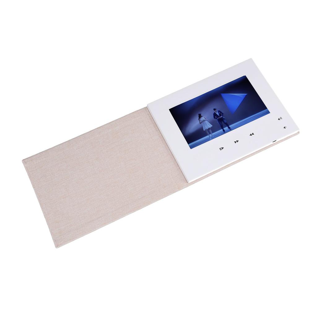 7 Inch Video Greeting Card Video Brochure Electronic Greeting Card with LCD Screen for Birthday