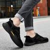 Męskie Buty Jesień Nowe Plus Size Trend Powierzchnia Siateczkowa Buty do Biegania Casual Męskie Skórzane Siateczkowe Trampki