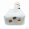MORIPiLO Tissue Case Tit Cover with Shimae Daifuku Plush Toy Goods Cute Blue 24x14x15cm Character Makura No Morishita - Long-tailed (Tissue Mascot)