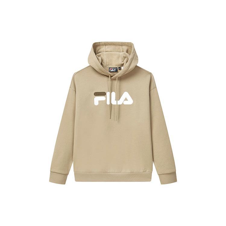 New FILA Sweatshirt Unisex Earthy Khaki Yellow F51U248298F-LK