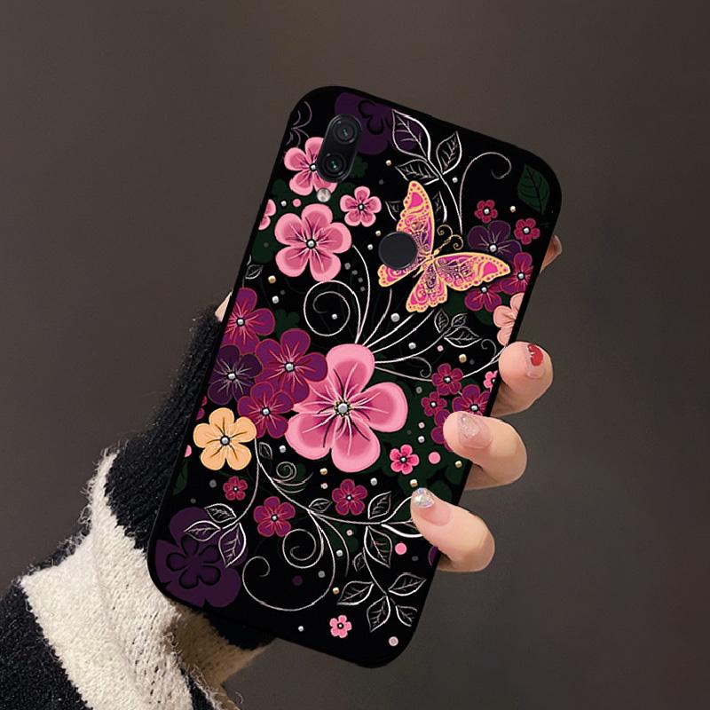 Beautiful Case For Xiaomi Redmi Note 7 Cases Cover Silicone Shockproof Protection Phone Case Shell For Redmi Note 7 7 Pro Fundas