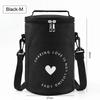 S/M/L Portable Cylindrical Thermal Lunch Cooler Bag Waterproof  Food Bag with Large Capacity Insulated Container for Picnic