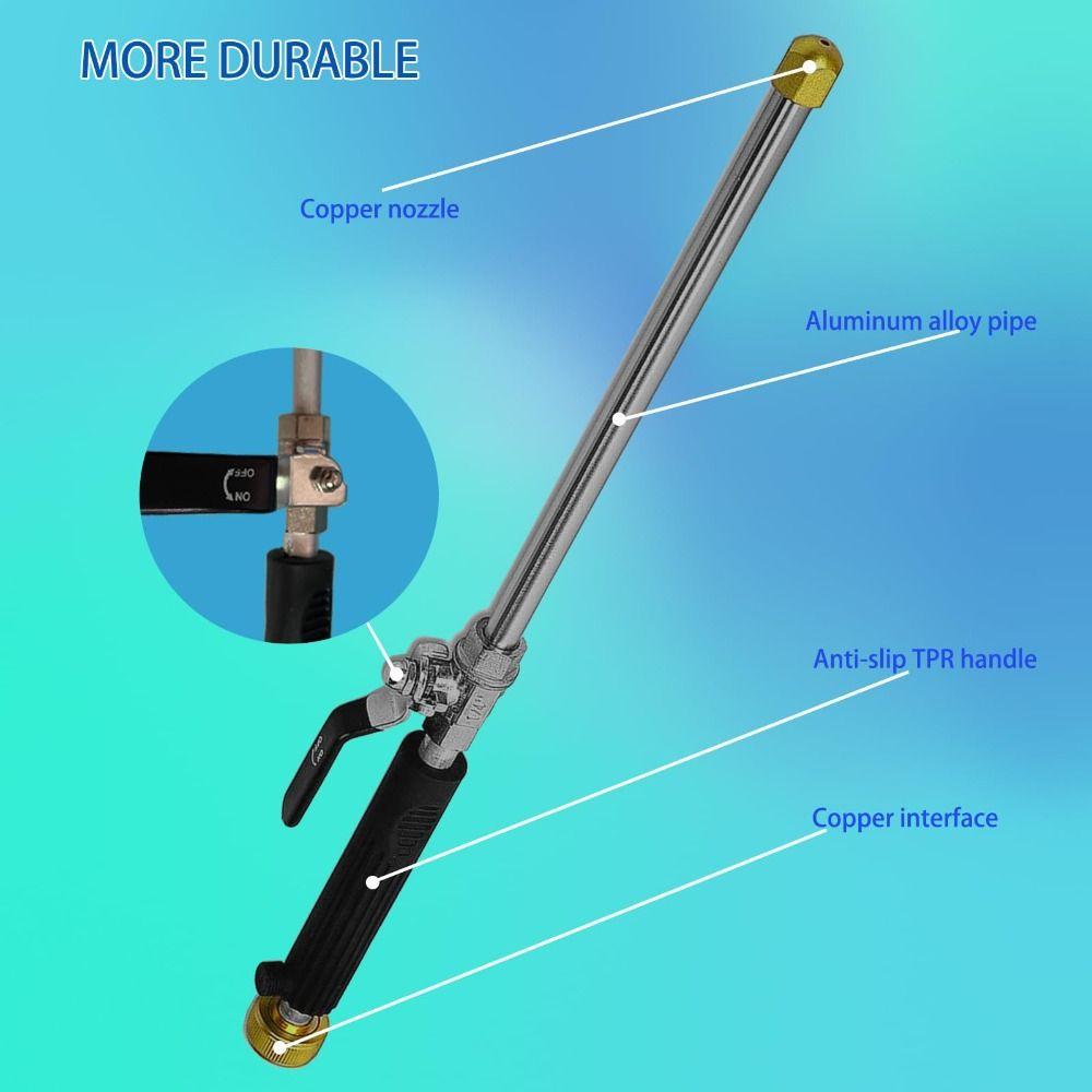 Easily Removes Stains Jet Nozzle Pressure Washer Hose Nozzle  Car Cleaning Tool