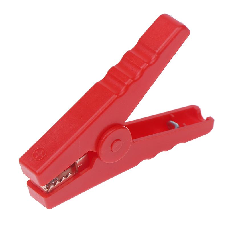 2Pcs 100A Crocodile Alligator Clips Car Battery Chargers Insulated Clamp Plastic Handle Test Alligator Clip For Electric Project