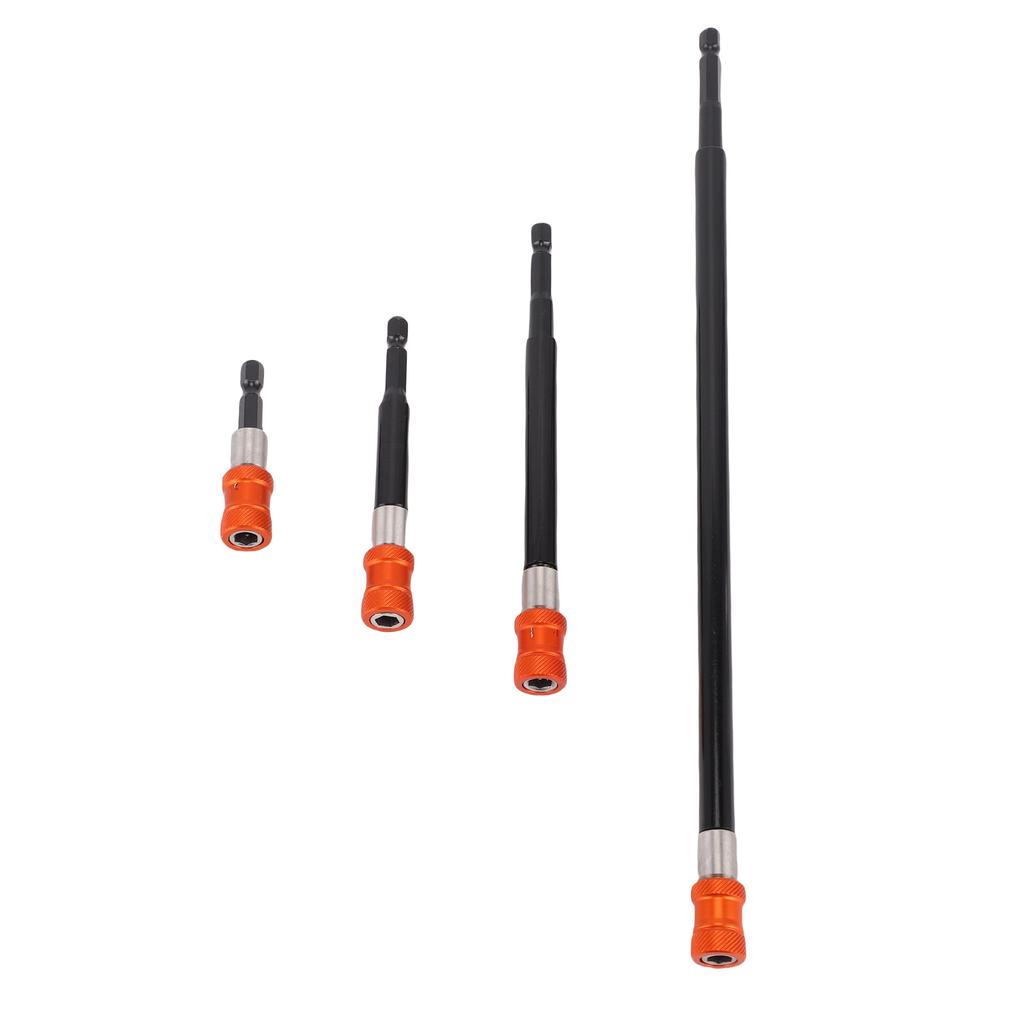 4PCS Bit Extension Holders 1 4 Inch Hex Shank Drill Bit Adapter Set 12in 6in 4in 2 3 8in Length