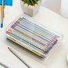 W89C Large Capacity Pencil Box Plastic Pencil for Case Office Supplies Storage Organi