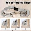 Cabinet Hinges,90 Degree Soft Close Surface Mount Spring Frameless Concealed Cabinet Door Hinges for Cupboard,Easy Install