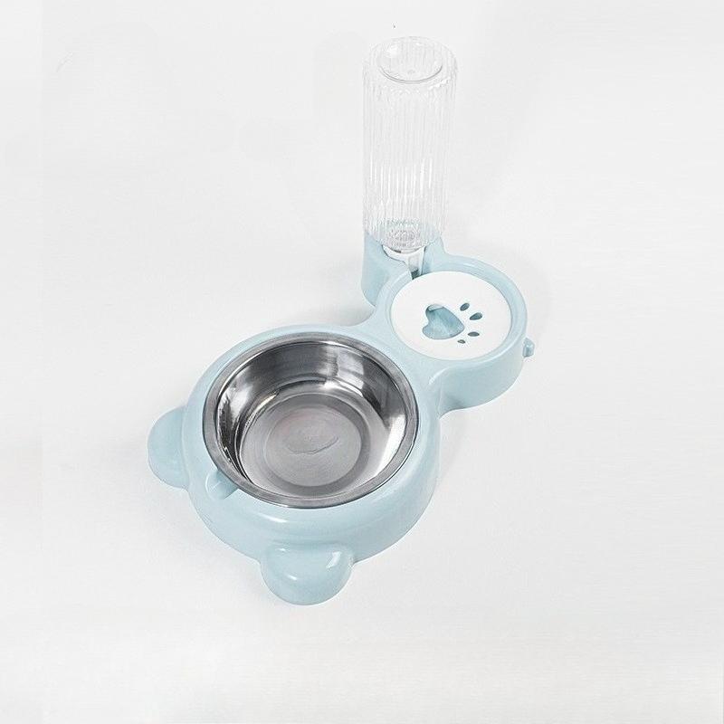 sotPet Water Dispenser for Cats and Dogs  Automatic Water Storage Pet Food Bowl Food Container with Waterer Pet Supplies