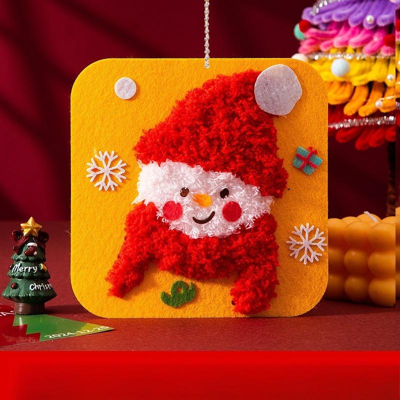 Weihnachten Kinder Handgemachte Dekoration Vliesstoff Nähen, Zeichnen, Puzzle DIY Material Kleine Geschenk