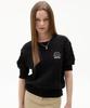 LARTIGENT Lk Cable Half Sleeve Knit(Black)