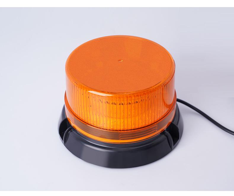 LED Magnetic Strobe Warning Light for Vehicles - Yellow Roof Signal Light for Cars, Trucks, and Forklifts