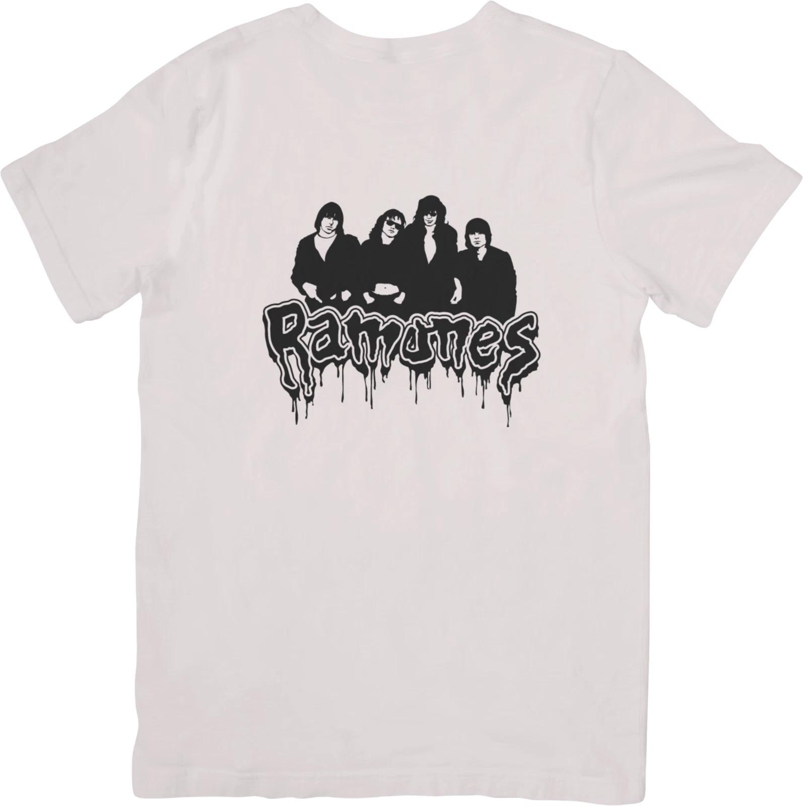 

Ramones Music Унисекс Футболка из Качественного Хлопка Белая. M