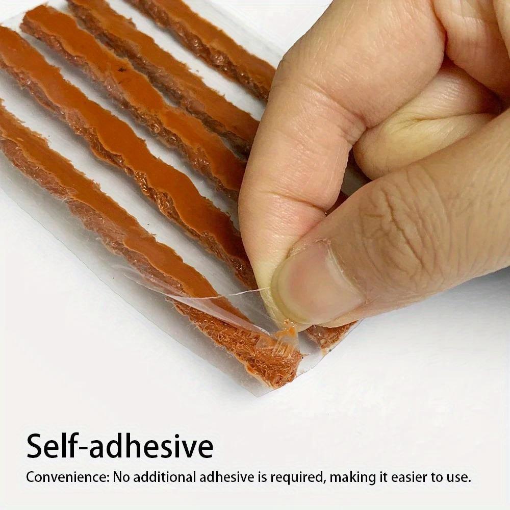 Emergency Tire Repair Kit - Universal Manual Tools with Repair Strips & Storage Box for Car Motorcycle Bicycle