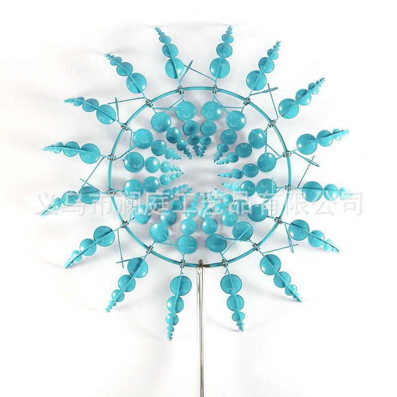 Handcrafted Iron Art Rotating Windmill: Outdoor Creative Garden Decor