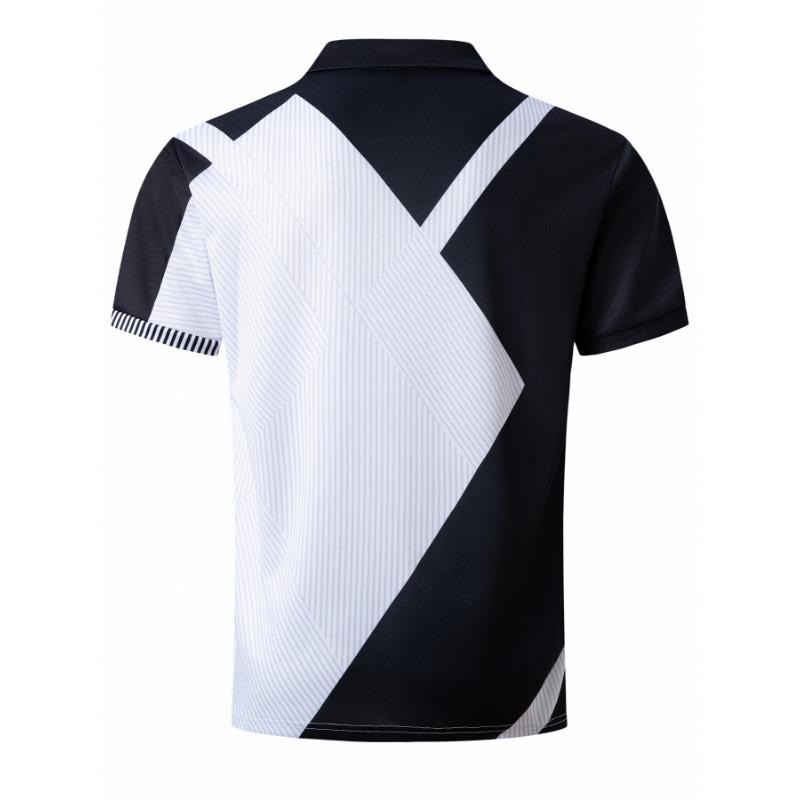 Men's Collar Slim Fit Color Blocked T-shirt POLO Shirt