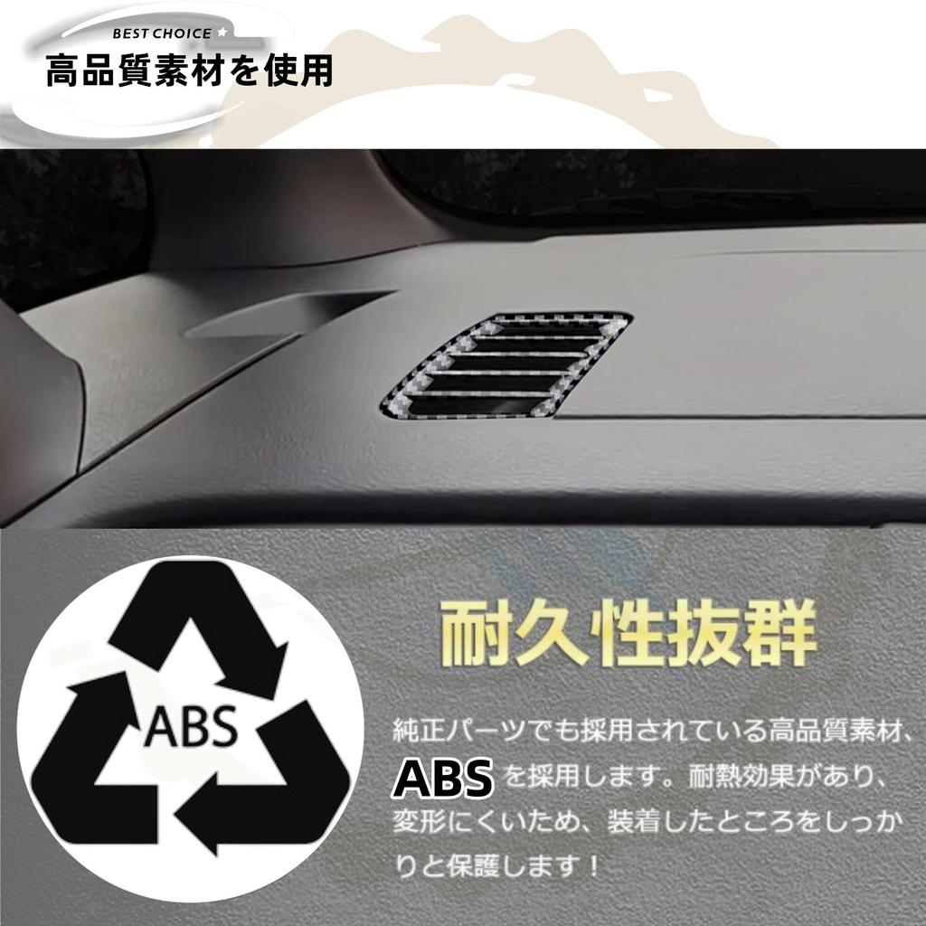 DodoxDIY Compatible New Delica Mini Custom Parts Accessories Console Left and Right Vent Panel