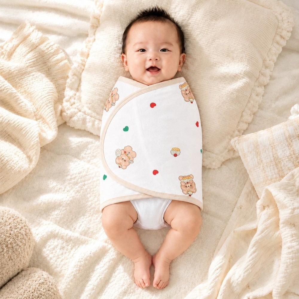 Cotton Baby Sleeping Bag Single Layer Newborn Wrap Comfortable Baby Swaddle Blanket