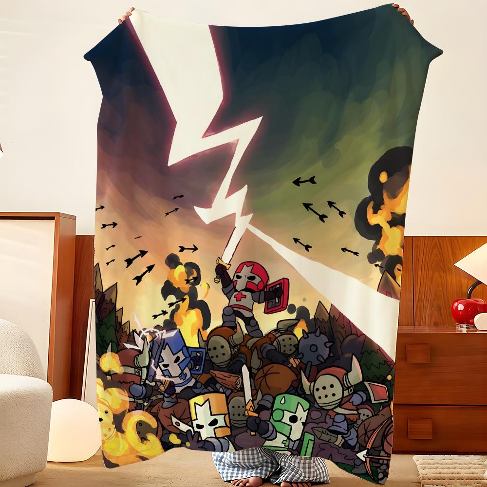 Spiel C-Castle C-Crashers Wurf Flanell Kuscheldecke, Leicht Gemütlich, Strapazierfähig Waschbar süß Cool