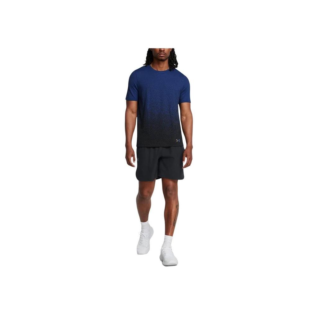 Under Armour Vanish Elite Seamless Fashion Gradient Sports Short Sleeve T-Shirt Men Tops Tech-Blue 1385805-432