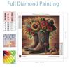 Diamond Painting Animal Diamond Mosaic Cowboy Boots  Cross Stitch Kit Diamond Embroidery Crystal Sunflowers Home Decoration