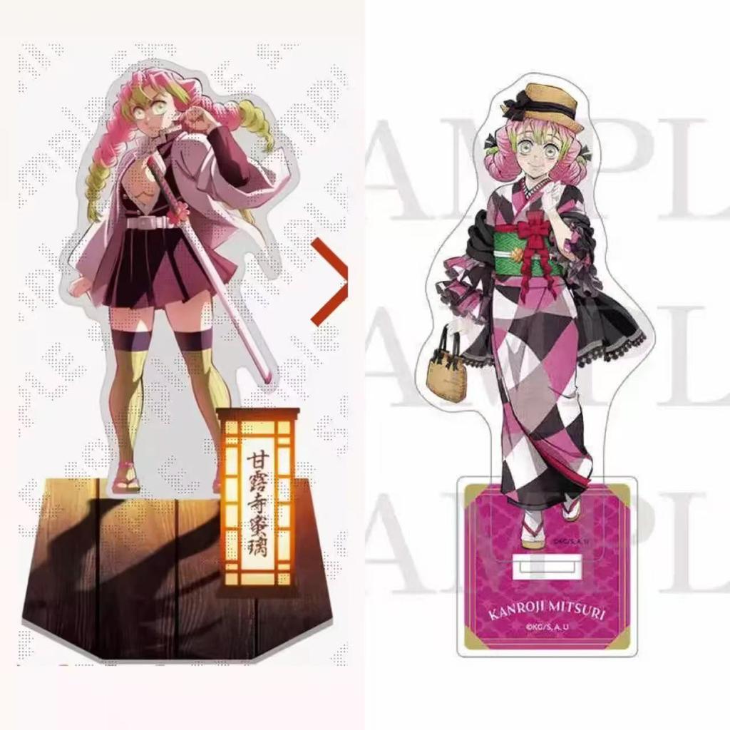 FOR Balde of Ghost Giyu Collection Acg Stand Cute Mitsuri Figurine Acrylic Stand Sanemi Acrylic Stand Shinobu Statue Obanai Toys