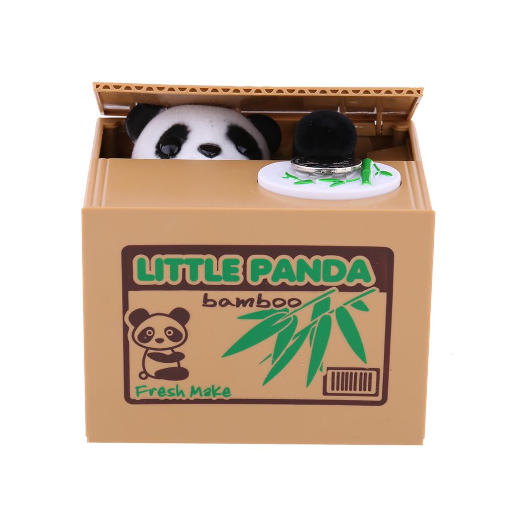 Panda Money Box Coin Bank, Automatic Stealing Coins Cents Bank Saving Box