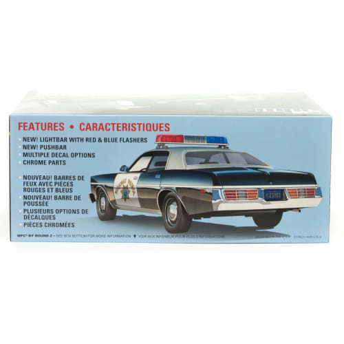 MPC 1/25 Dodge Monaco 1978 CHP Police Car Plastic Model Kit MPC922