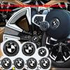 Car Hood Front Rear Trunk Emblem Hub Center Cap Steering Wheel Sticker For BMW G01 G20 F30 E36 E46 X6 M4 E60 E93 E87 X1 X3 X5 X6 rvsh75