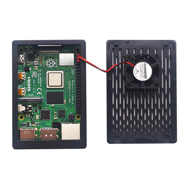Raspberry Pi 4 Model B ABS Case with Fan & 3.5" Screen Kit