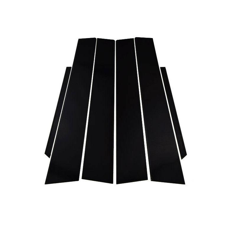 Se potrivesc pentru Toyota Corolla Altis 2007-2013 Capac pentru ornamente pentru ferestre BC Autocolant pentru coloană stâlpi lustruiți din crom