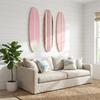 3PCS Ocean Surfboard Wall Hanging Hawaiian Style Beach Surfboard Sign  Festival Decor