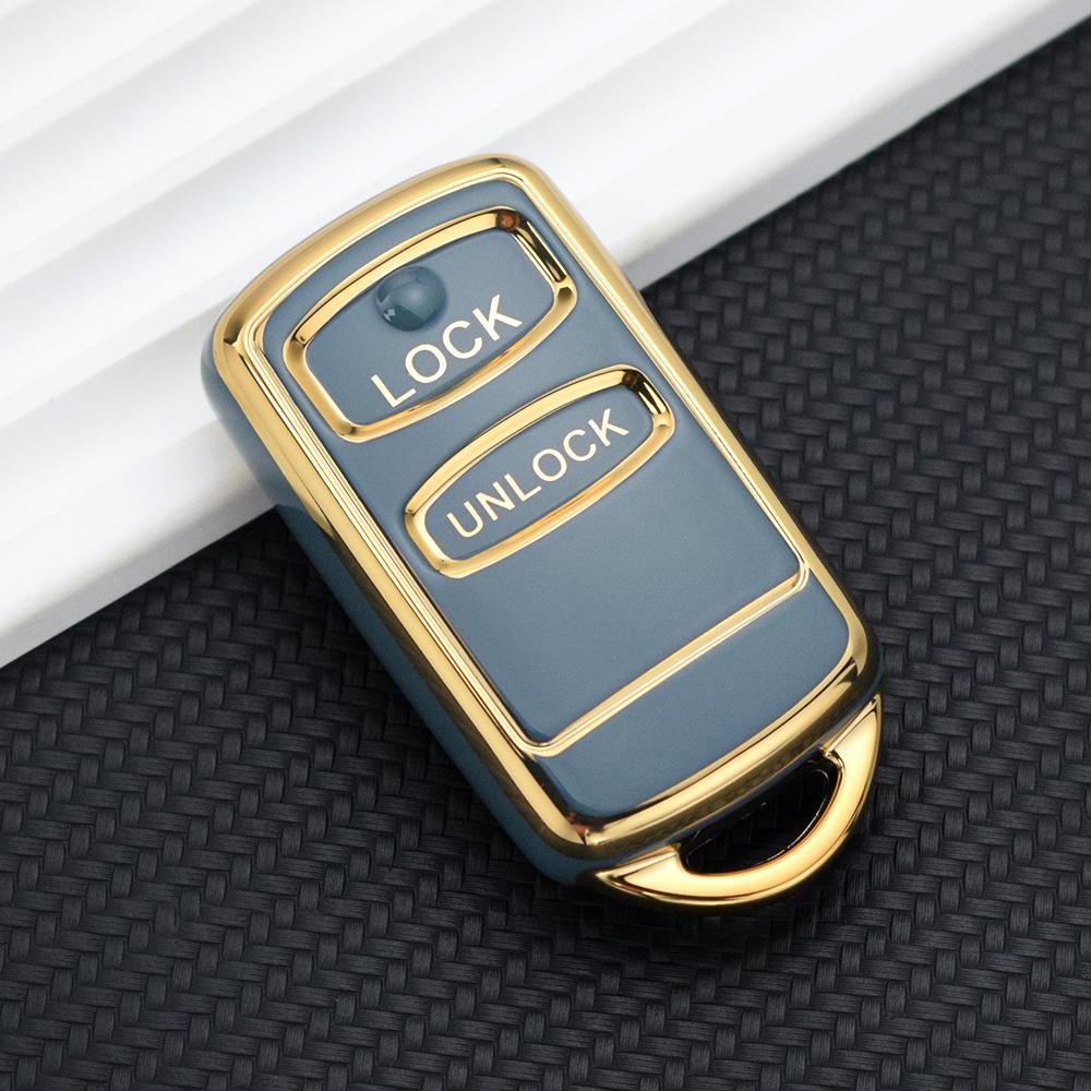 Husă pentru chei de mașină din TPU cu 2 și 3 butoane pentru protecția pentru telecomandă Mitsubishi 2001-2006 MONTERO SPORT