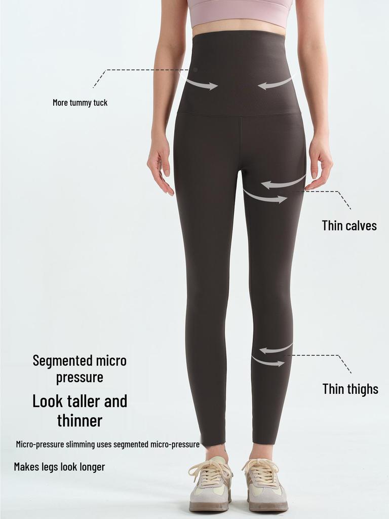 Women's Fleece-Lined High Waist Tummy Control Yoga Pants