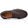 Fashion Genuine Leather Mens Casual Shoes Leisure Walk Men Loafers Moccasins Breathable Slip On Driving Shoes Retro Style Business Shoes