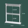 Jewelry Display Rack Earring Organizer Holder, Acrylic Decorative Detachable Clear Bracelet Storage