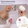 1Set DIY Purse Making Kit Handmade Woven Bag Material Creative Stitch Craft Set for Family Fun Personalized Gift Project