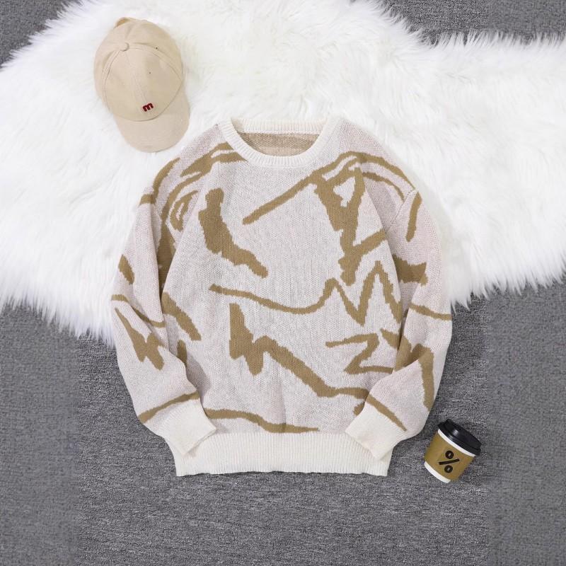 Sweatshirt à col rond surdimensionné Hommes Femmes Mélange de coton épais Manches longues Streetwear Haut Automne Tenue décontractée