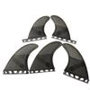 5 Pieces 5-Piece Fin Assembly Honeycomb Pattern FUT Translucent