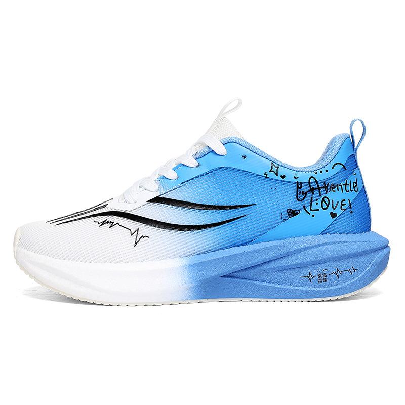 Autumn and winter new flying electric carbon board cushioning rebound sports shoes casual fashion men's shoes couple breathable and comforta