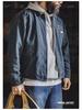 Men's American Retro Denim Detroit Jacket: Washed & Distressed Casual Lapel for Spring