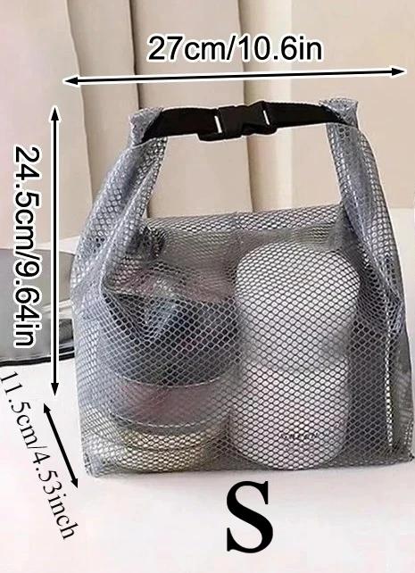 

Storage Bag Gym Clothing Storage Swimming Bathroom Large Capacity Drawstring Men s And Women s Outdoor Toiletries Bag BLACK