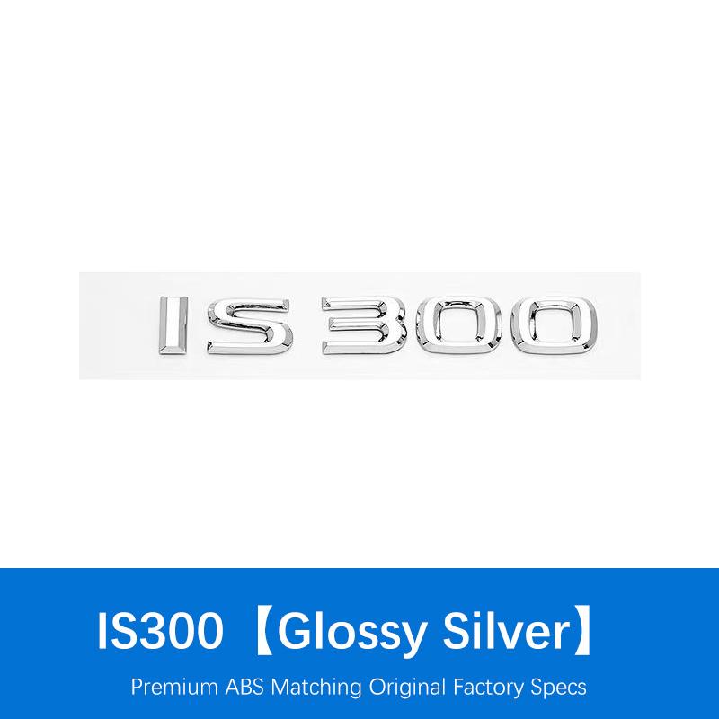WQB1 Car trunk letter sticker Accessory For Lexus IS250 ES200 ES240 ES250 ES300 ES350 IS200 IS300 NX200t NX300 RX270 RX300 RX350