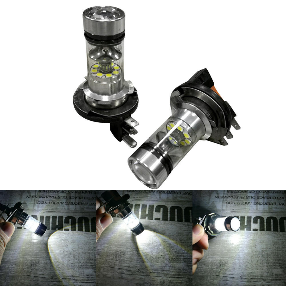 2X H6 P13W T25 1156 6500K 100 W 20LED Blanco HID 2323 Bombillas Niebla Conducción DRL
