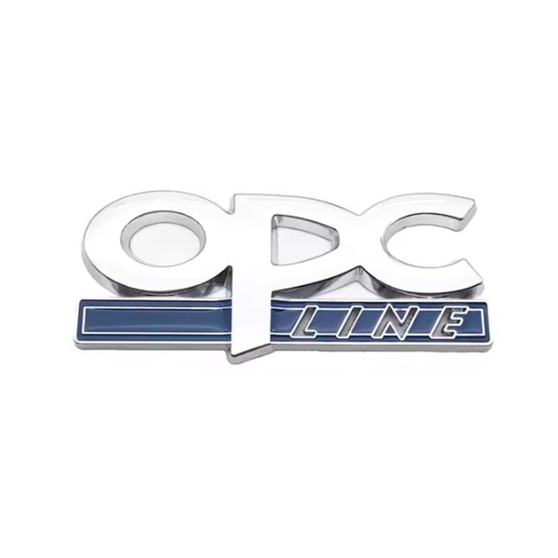 OPC Line Emblem Front Grille Badge Tail Stickers Logo For Opel Astra G H J K F Corsa D Zafira B Insignia Mokka Regal Accessories