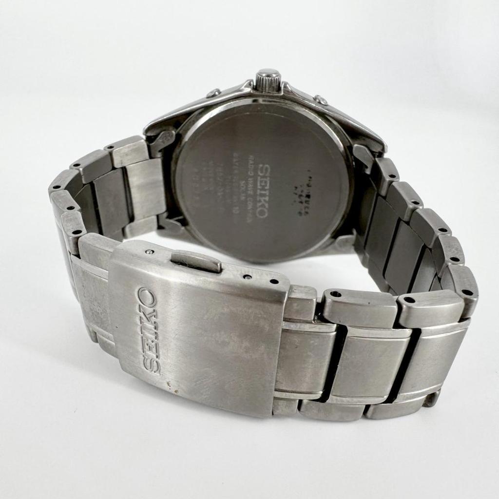[USED] Working SEIKO SPIRIT Titanium Date 7B52-0Ak0