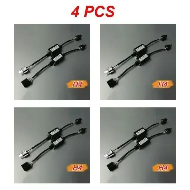 H1 H4 H7 H11 9006 9007 Harness Adapter Car Headlight Canbus Decoders Warning Resistor Canceller Anti Flicker Error Free Amagi