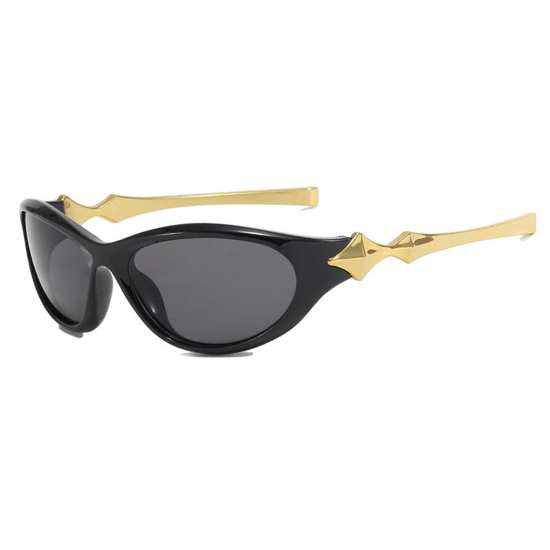 Women's Glasses Sun Protection UV Protection Fashion Personality XINGX Y2g Cyberpunk Street Shooting Catwalk Concave Sunglasses