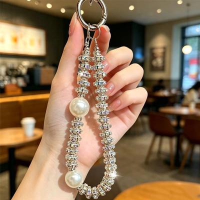 Trendy Handmade Beaded Phone Lanyard - High-End, Fashionable, Anti-Lost, Light Luxury Chain