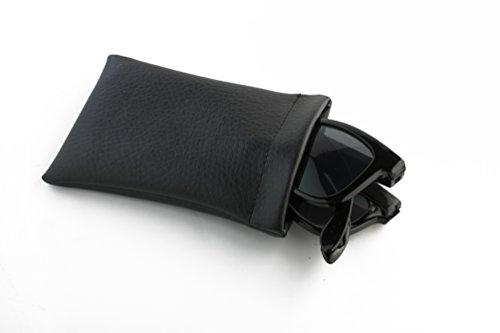 FEEL LIFE Wellington-style Folding Fashion Sunglasses FI7006-1 Black X Smoke