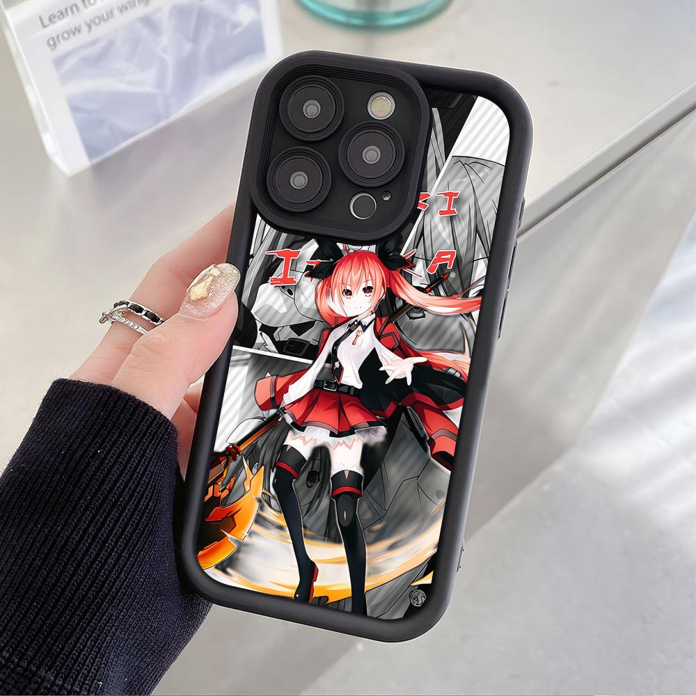 Date a Live Kotori Itsuka Thicken TPU Mobile Phone Case for iPhone 17 16 15 14 13 12 11 Air Pro Max Plus Colorful Cover